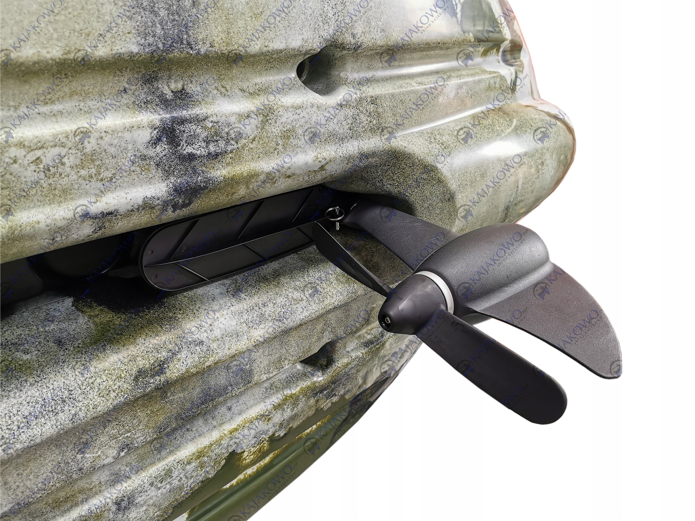 Polyethylene Fishing Kayak WHISKY 8 Pedal Drive PeddalCrow Weight 35 kg