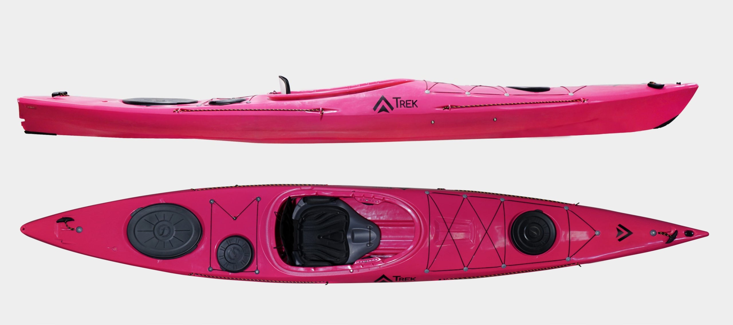 Polyethylene kayak Trek Aquarius Magenda