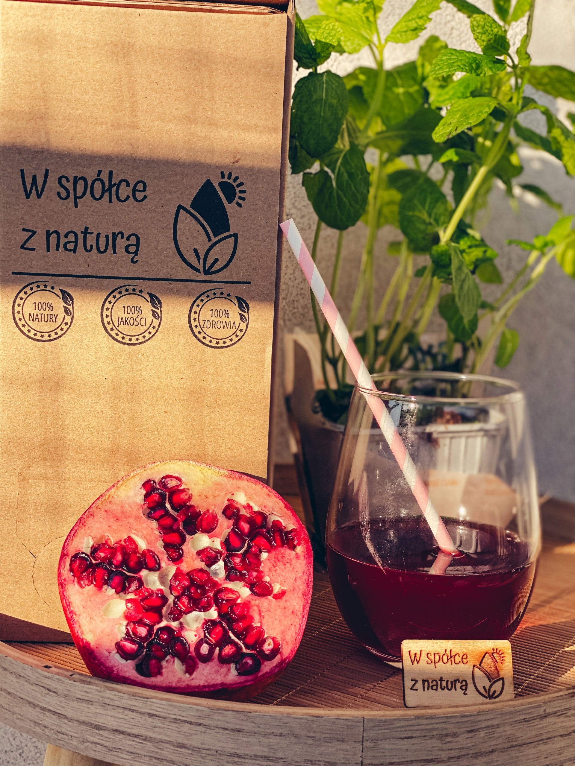 Pomegranate Juice Pressed Natural 100% NFC Juice Pomegranate 5 Liters Children Brand Tłocznia Szymanowice