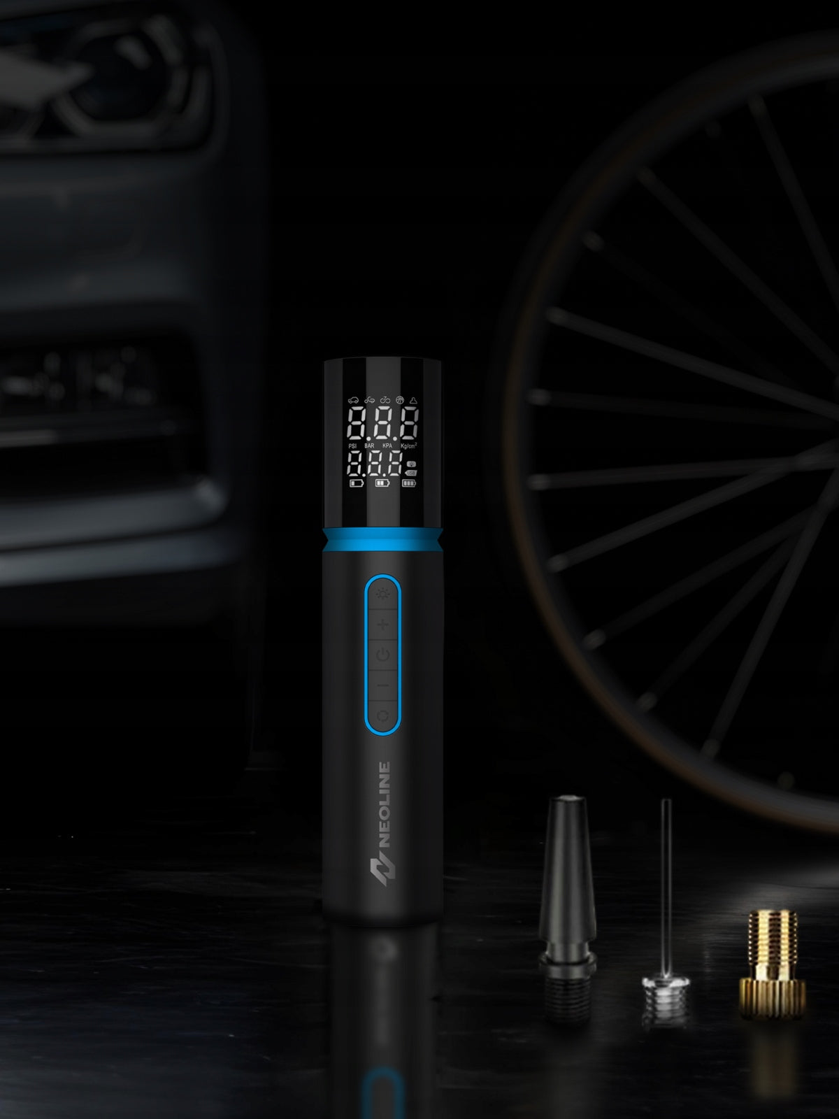 Pompka Rowerowa Elektryczna Kompresor Samochodowy + Powerbank 6000mAh Model Dela-B