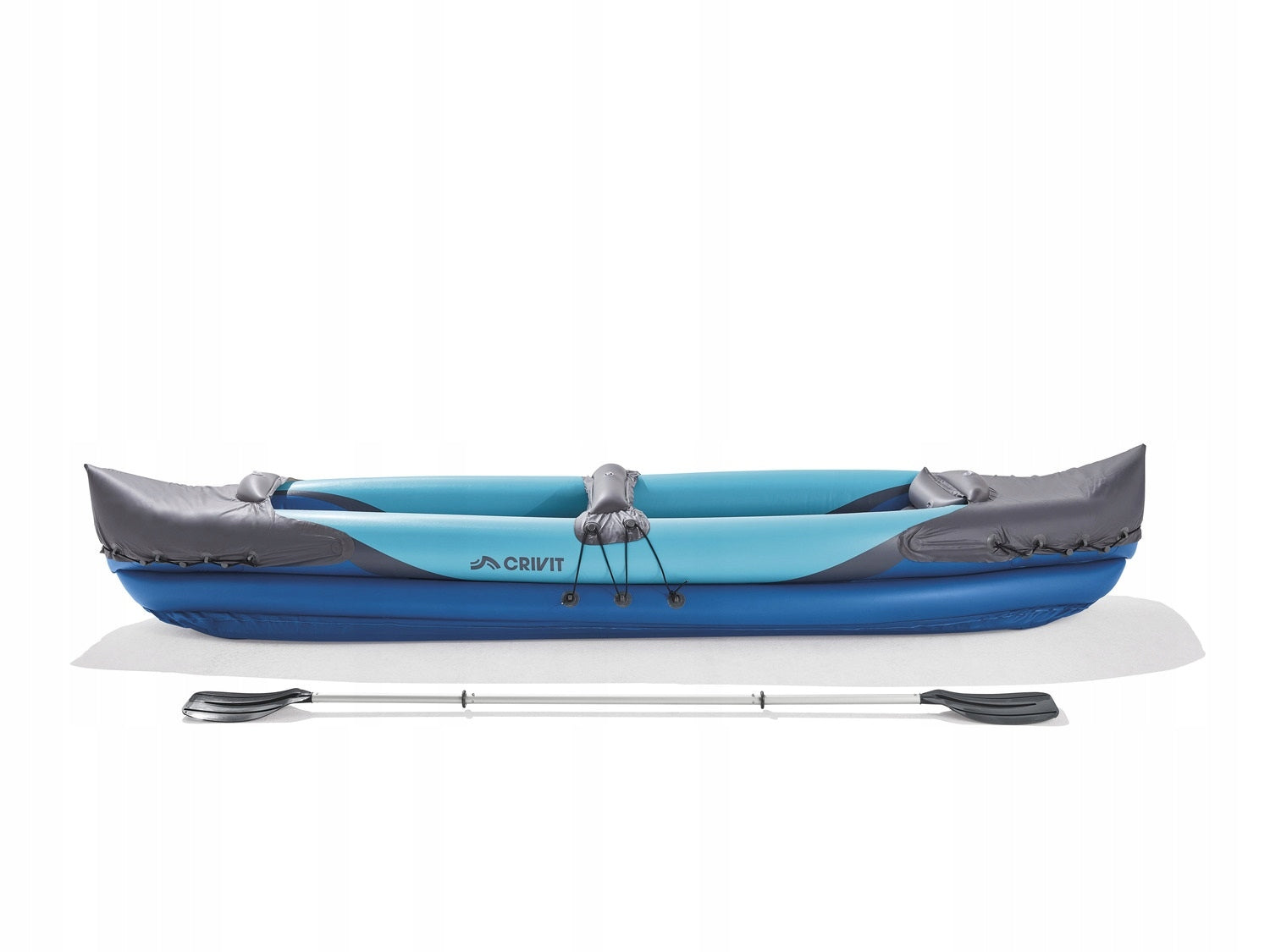 Pontoon Kayak Double Inflatable 2-Person 325cm Paddle 5 Chambers Number of seats 2