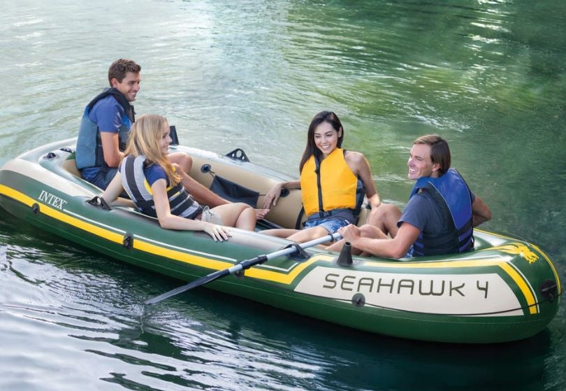 Pontoon Seahawk 4 seater paddle pump Intex 68351 Brand Intex