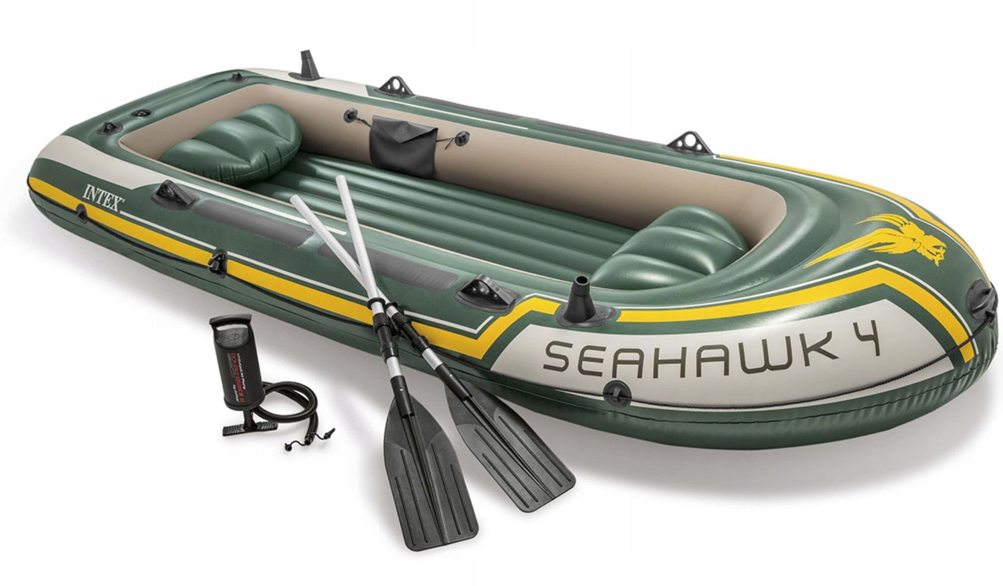 Pontoon Seahawk 4 seater paddle pump Intex 68351