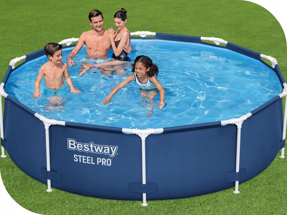 Pool Bestway 305x76 305 x 76 Steel Pro 56679 +Round Accessories Brand Bestway