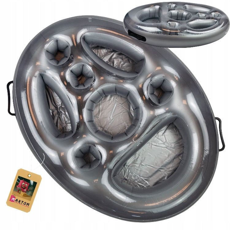Pool Floating Tray Inflatable Pad Bar Table Food Drinks