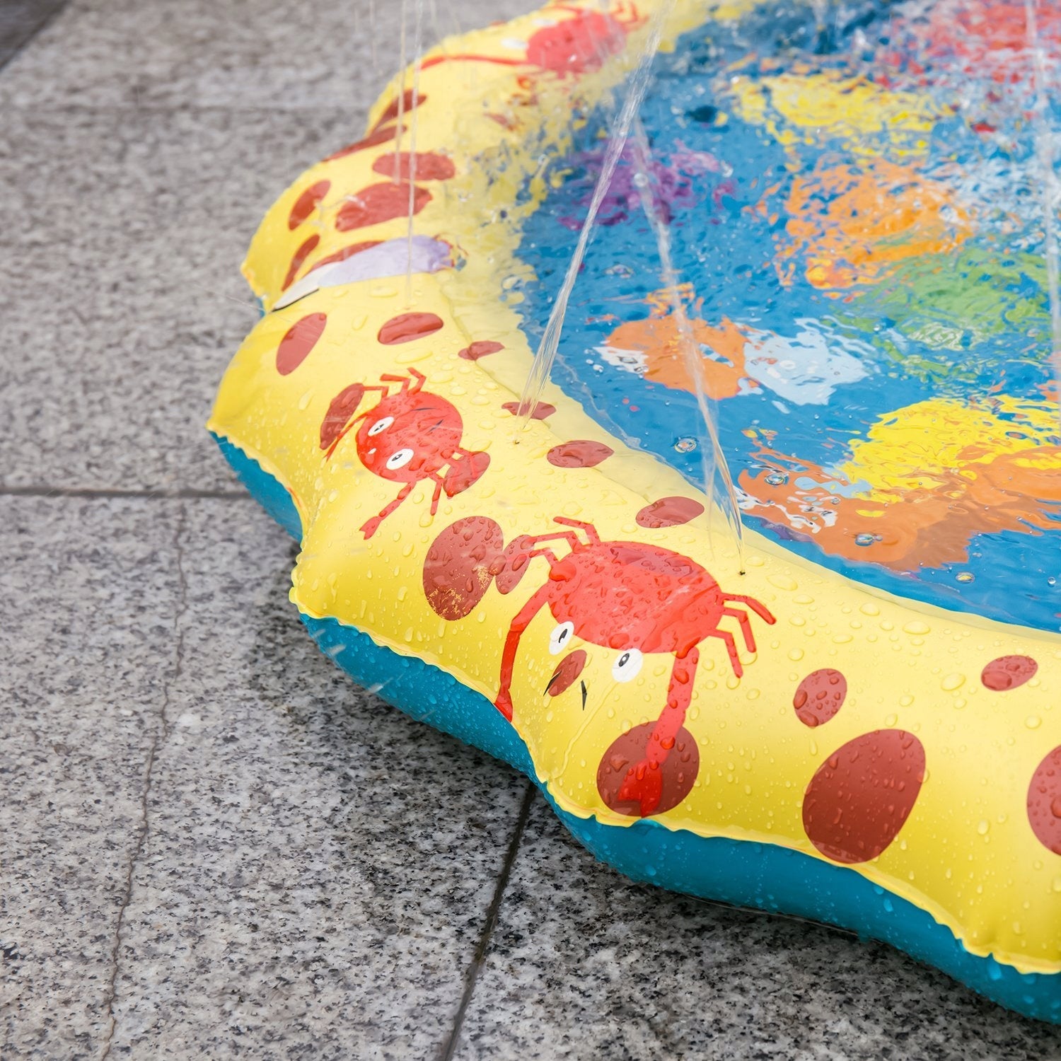 Pool Fountain expanding round, water mat 137 x 137 cm Length 137 cm