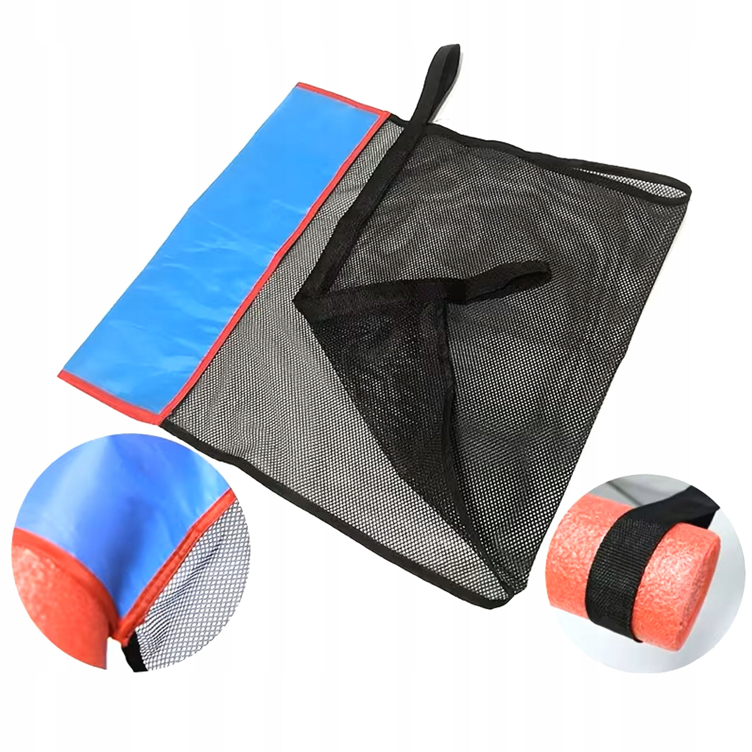 Pool Lounger, Water Hammock with Pasta Insert Holders - Blue Packaging status original