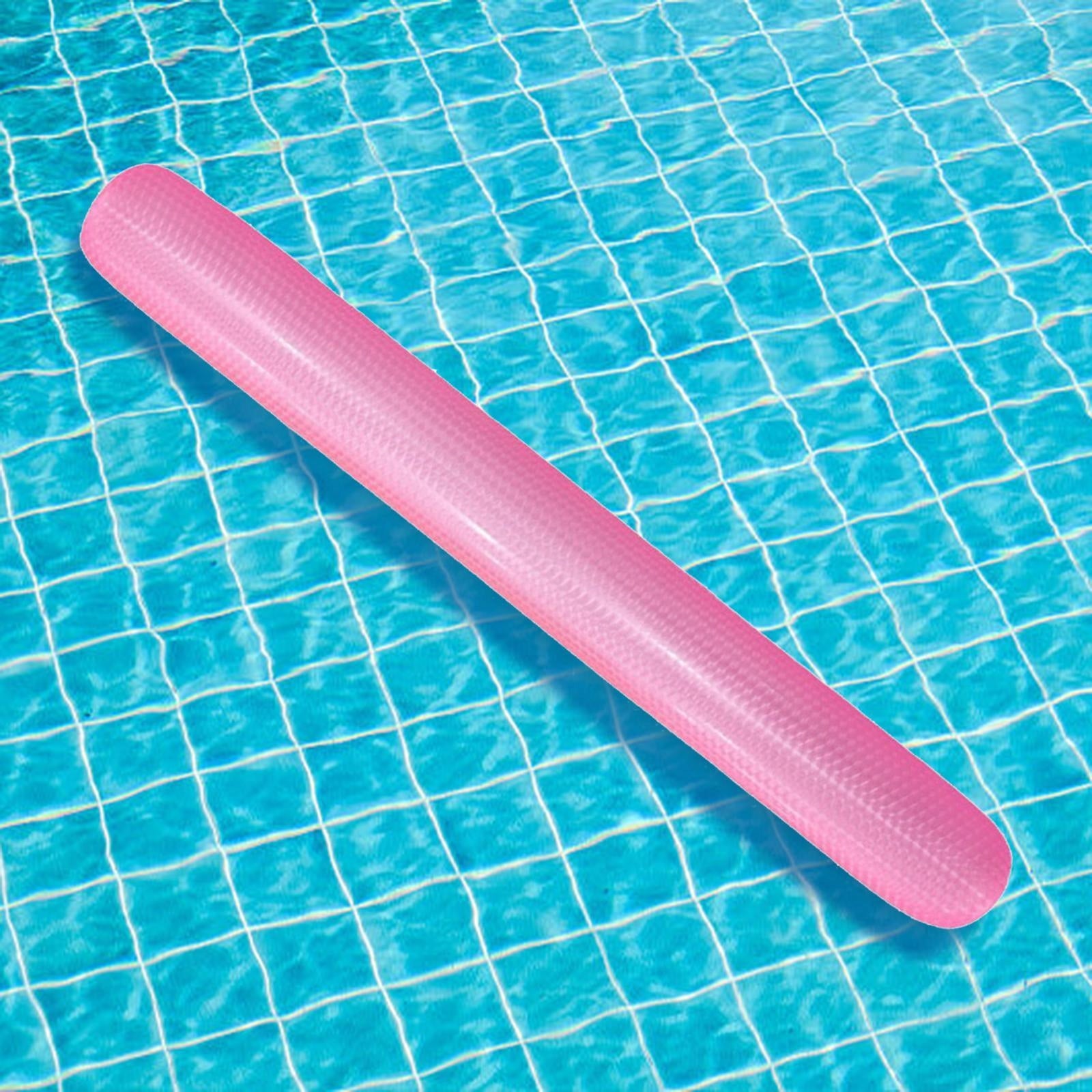 Pool Noodle Inflatable Floating Pool Noodle Swimming Water Float PVC Pink