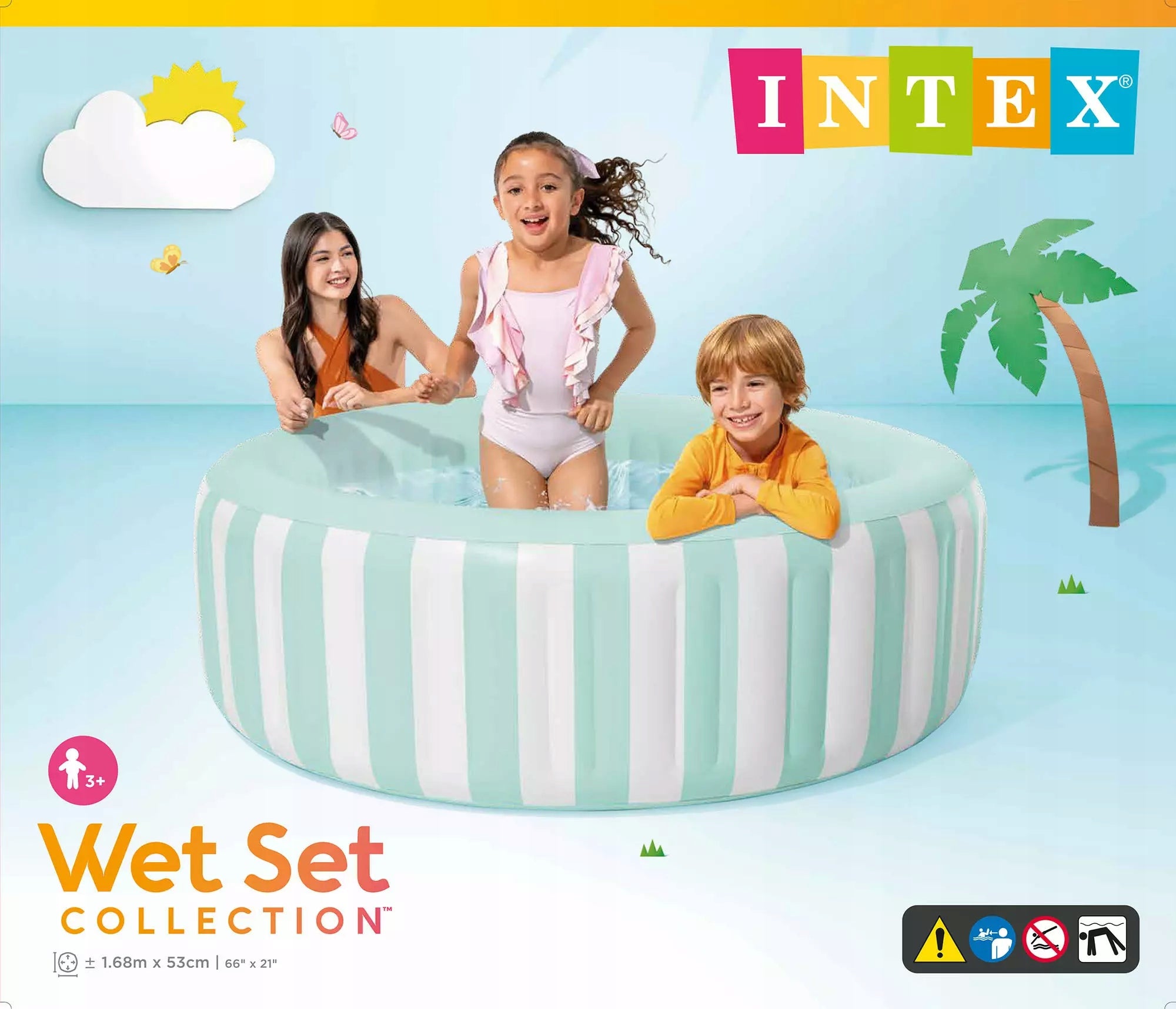 Pool for toddlers Seaside Luxury 168 x 53 cm 56182 Intex Brand Intex