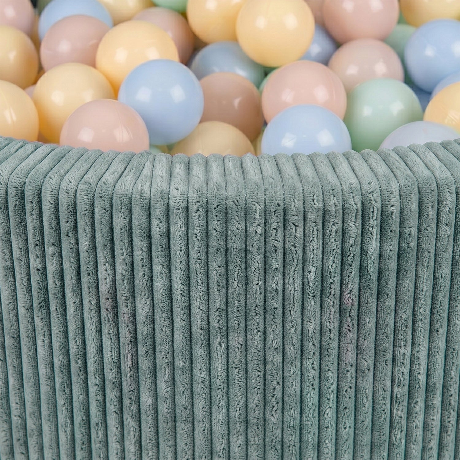 Pool with balls 90x30 cm CORDUROY 200 balls for children for home garden nursery Kid's age 12+ months