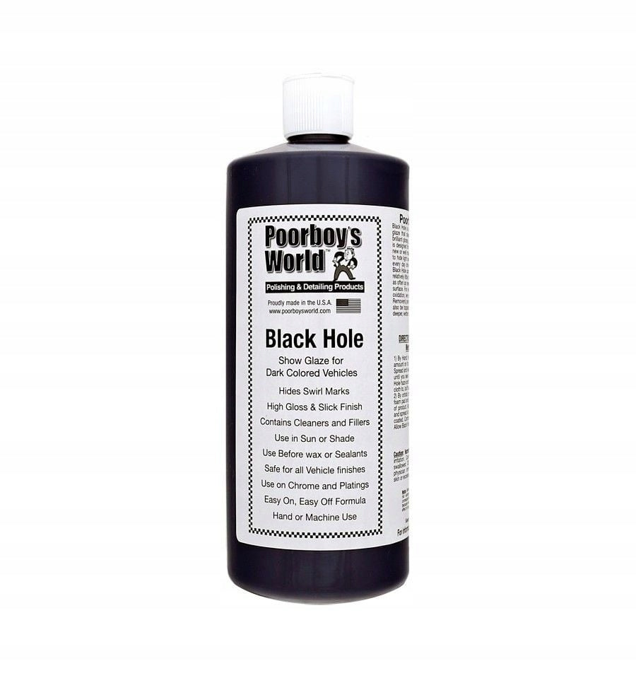 Poorboys World Black Hole Glaze 946ml POLISH FOR DARK LACQUERS
