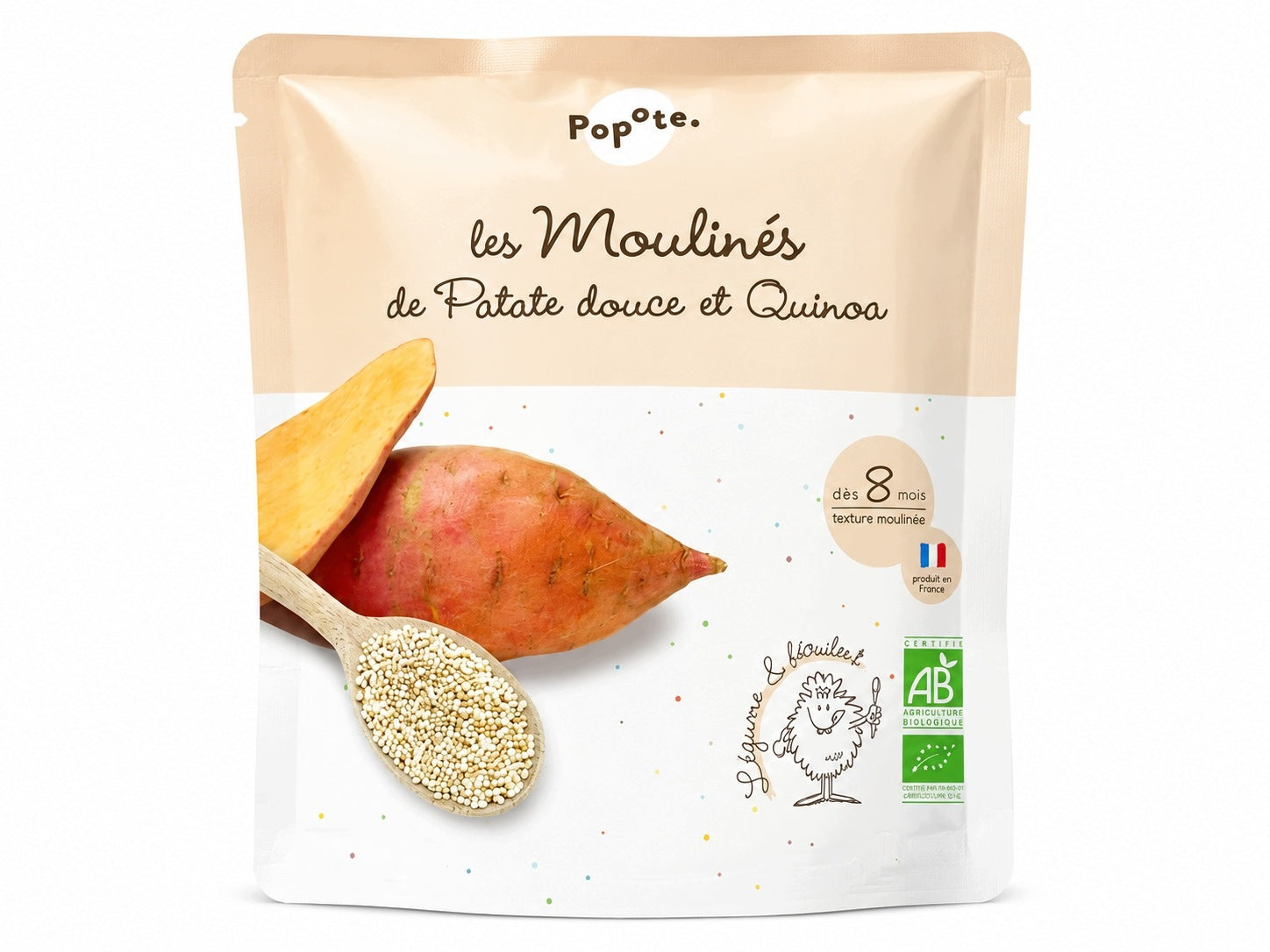 Popote BIO Mousse Batat with Quinoa for Babies 180 g