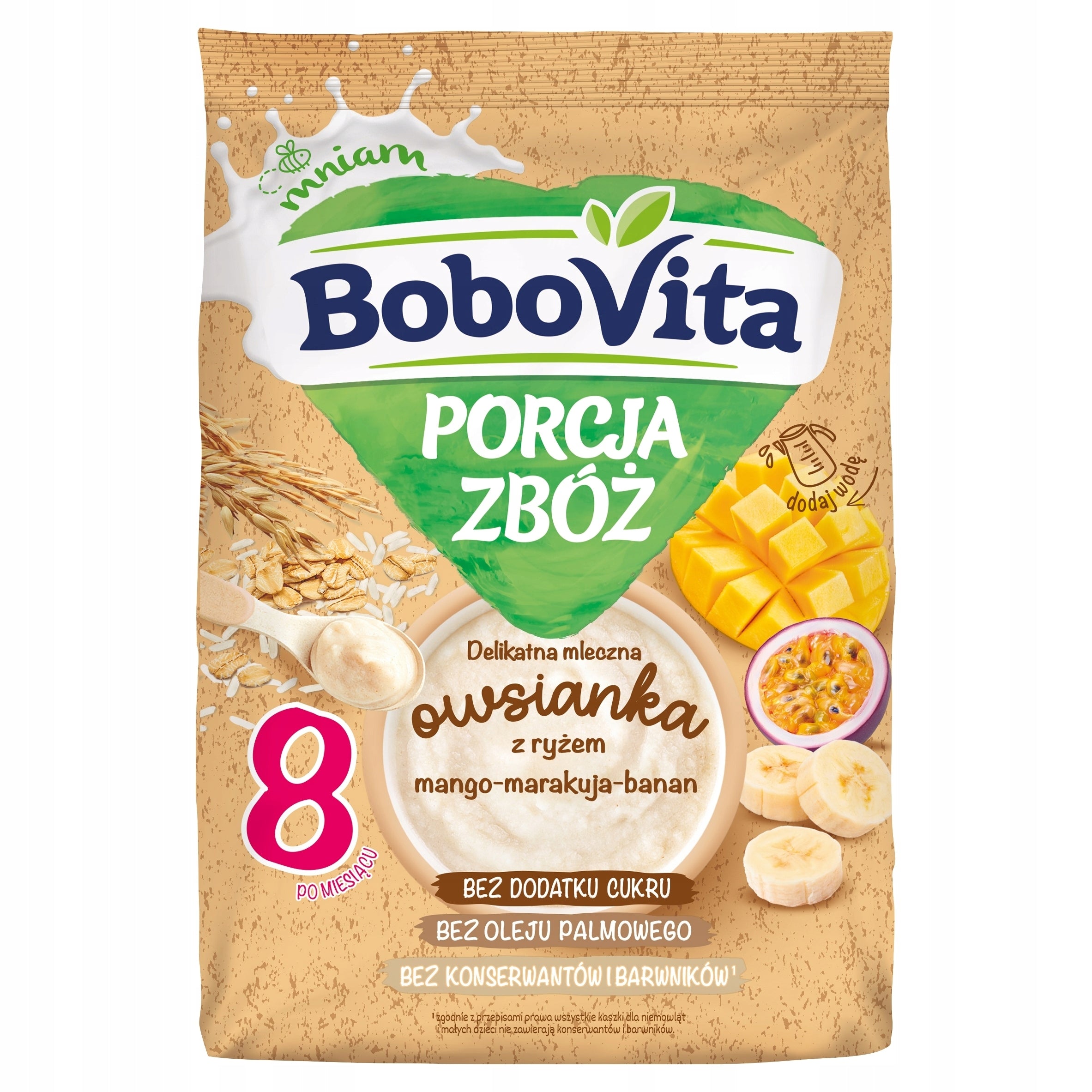 Porridge BoboVita mango milk porridge passion fruit banana 210g
