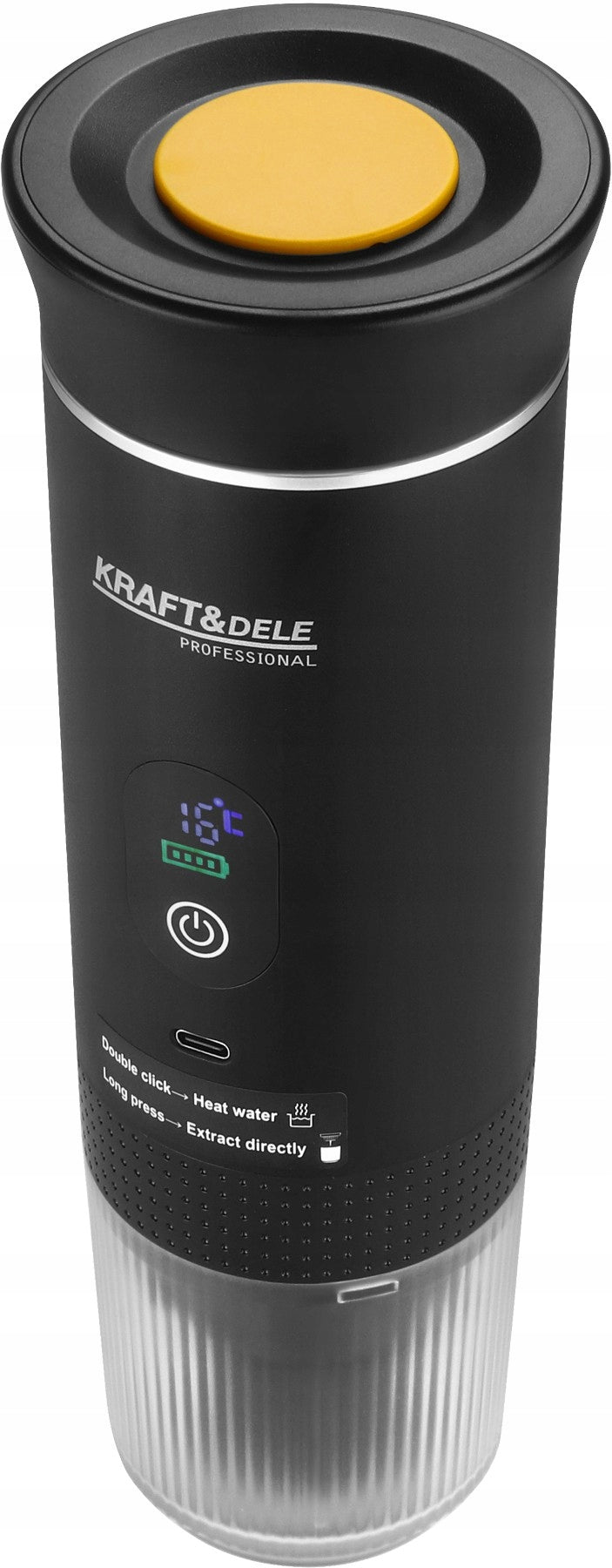 Portable 125W 3in1 Coffee Maker for Ground and Capsules Model KD4285