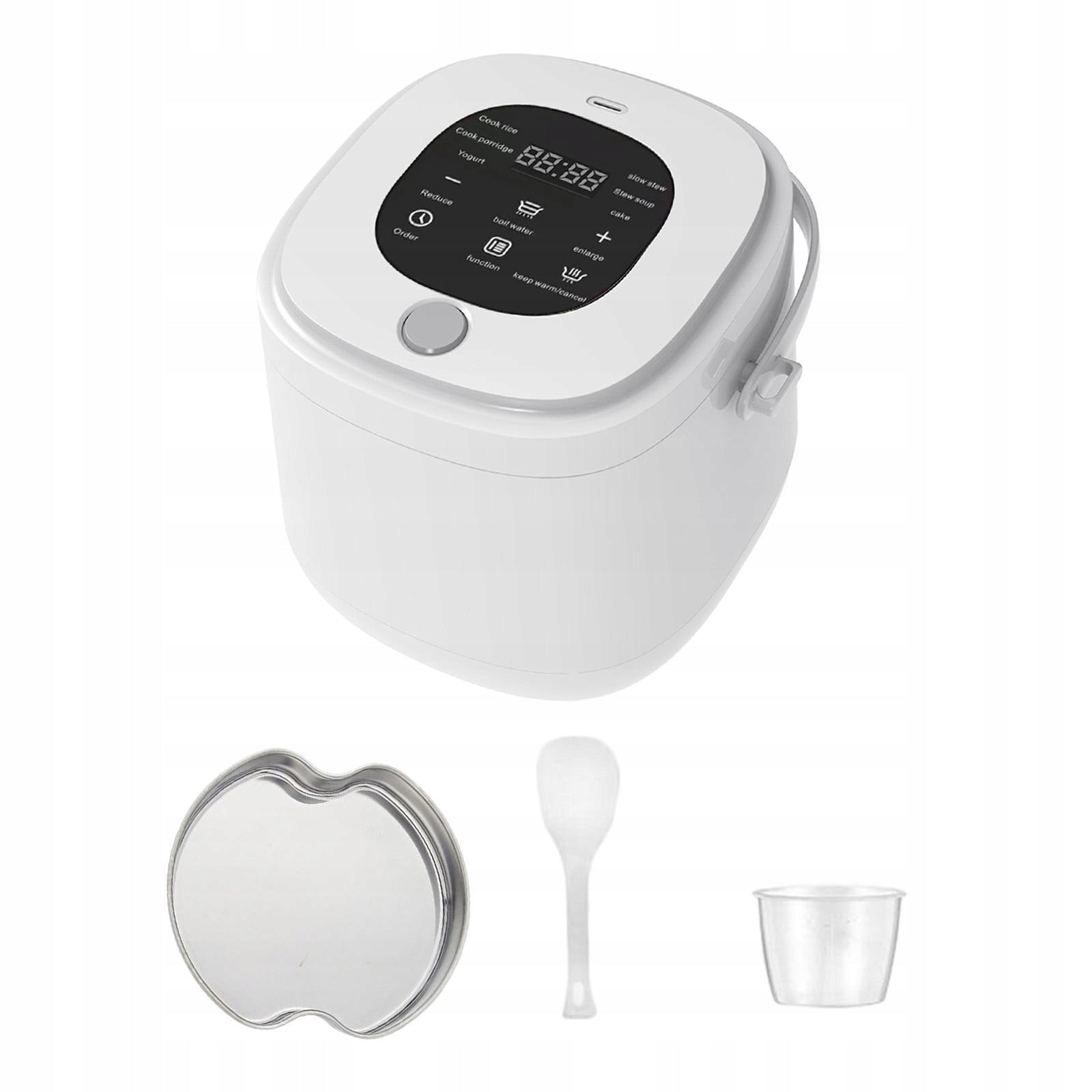 Portable 2L Electric Rice Cooker Travel Multipurpose for Soup 12V Car