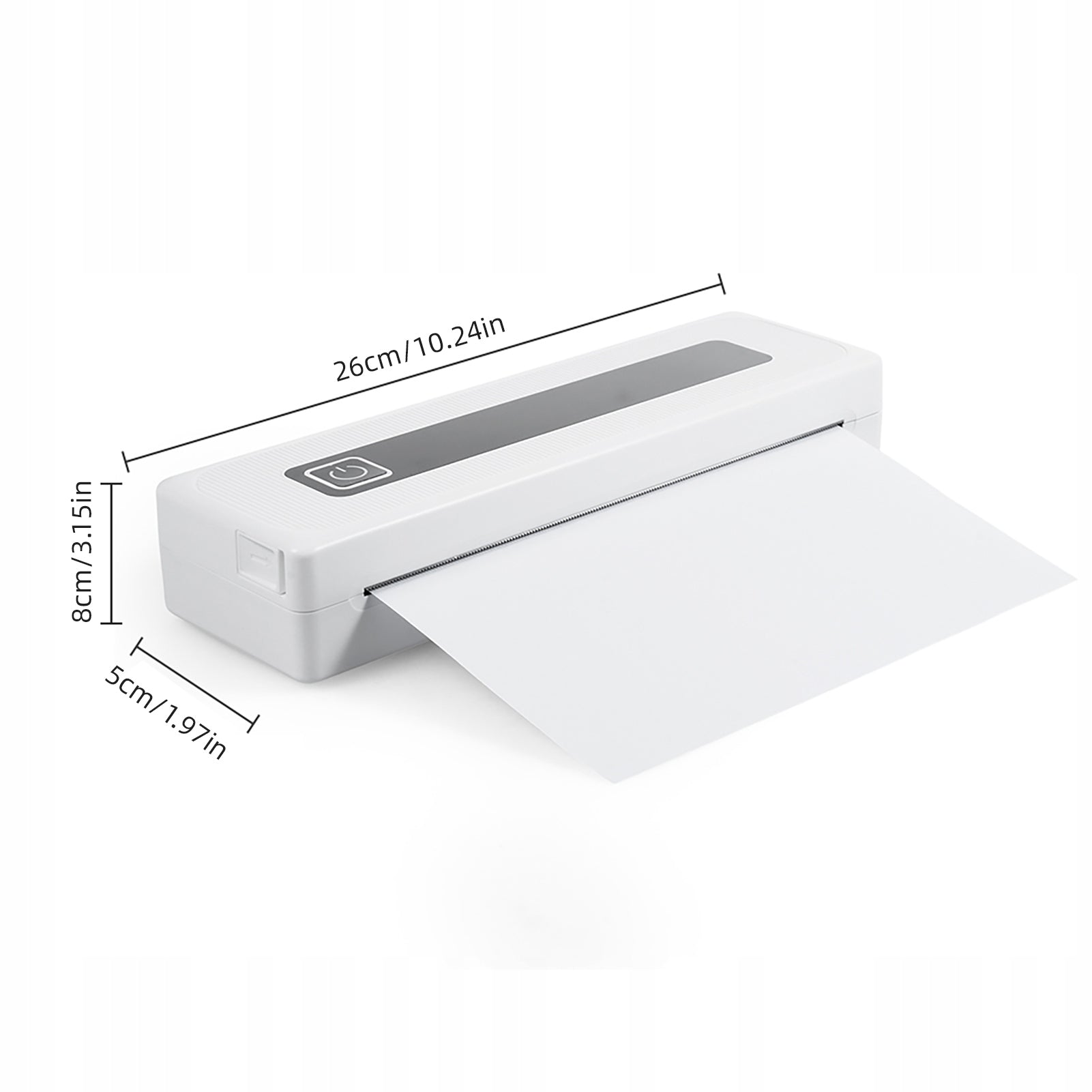 Portable A4 Printer Thermal Paper Printing For Mobile Printer Brand no brand