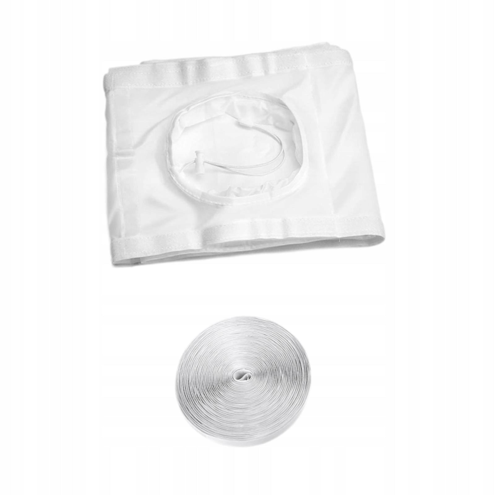 Portable AC Sliding Door Seal Kit Practical Drawstring Design 25cmx232cm