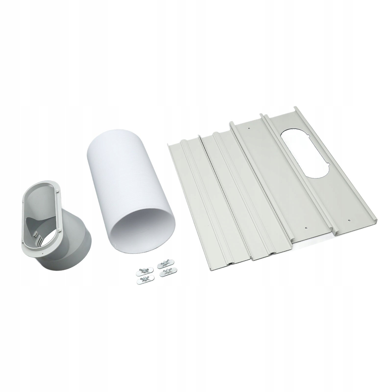 Portable AC Window Vent Kit. Adjustable Universal 9A Dominant color multicolor