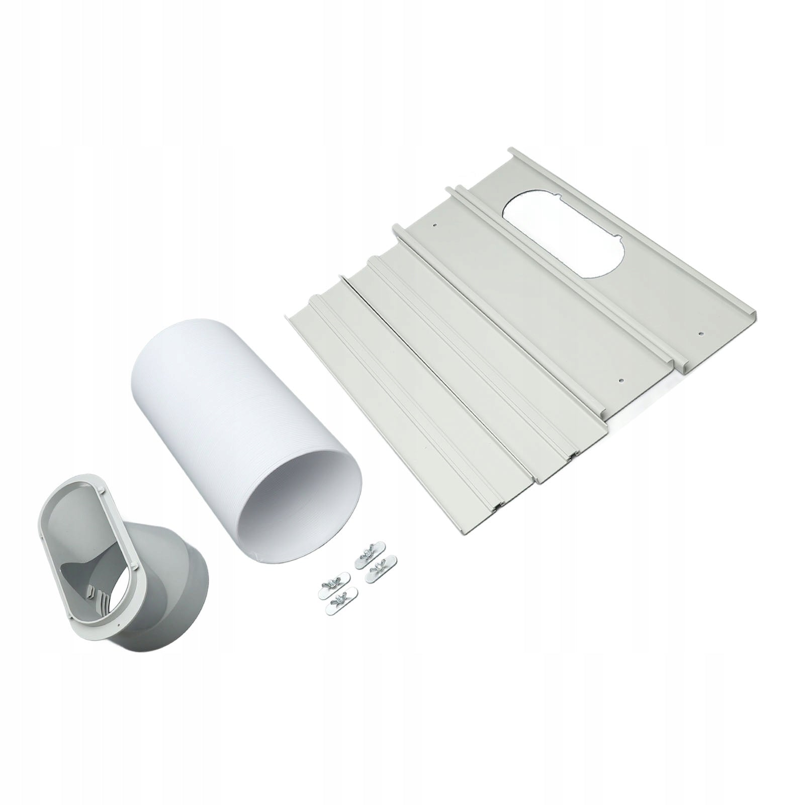 Portable AC Window Vent Kit. Adjustable Universal 9A Power 1 W