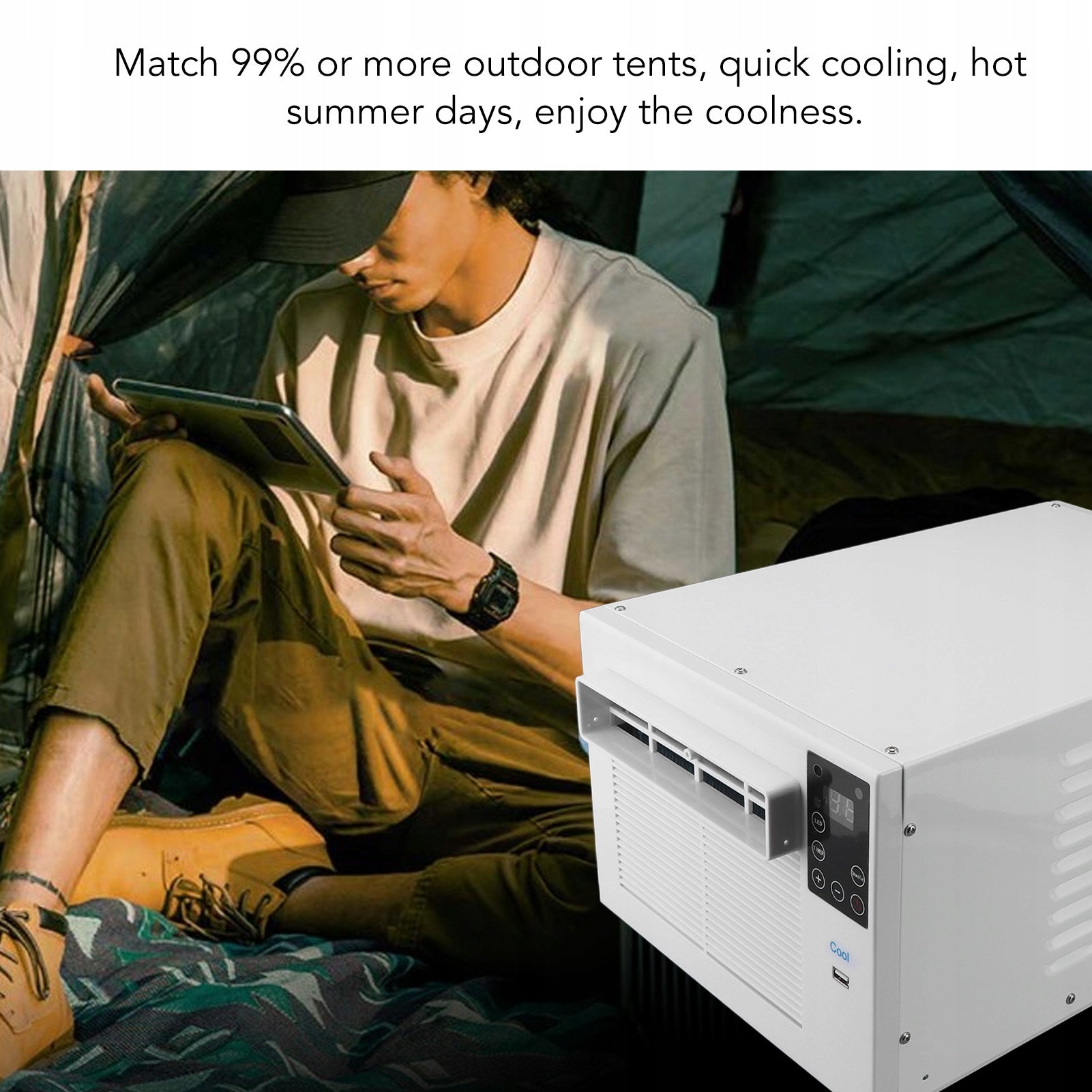 Portable Air Conditioner 1900BTU 280W Mini Mobile Air Conditioner With Remote Control Range of energy efficiency classes A+++ - D
