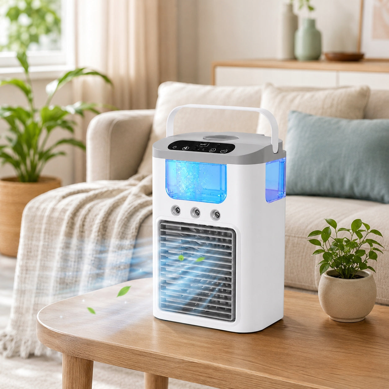 Portable Air Conditioner,600 ml,Rechargeable ,3 Speeds, 60°Oscillation Brand no brand