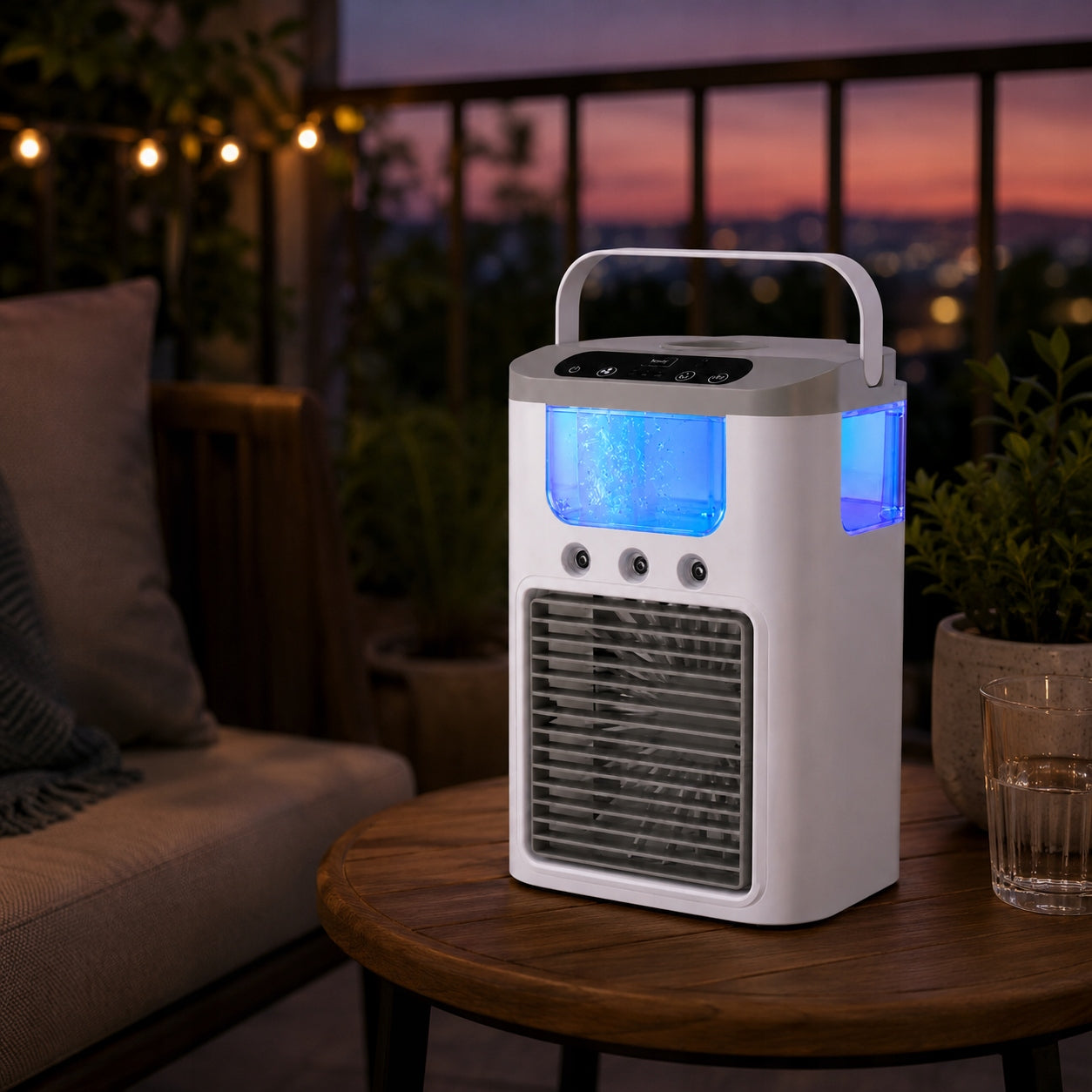 Portable Air Conditioner,600 ml,Rechargeable ,3 Speeds, 60°Oscillation Type air conditioner