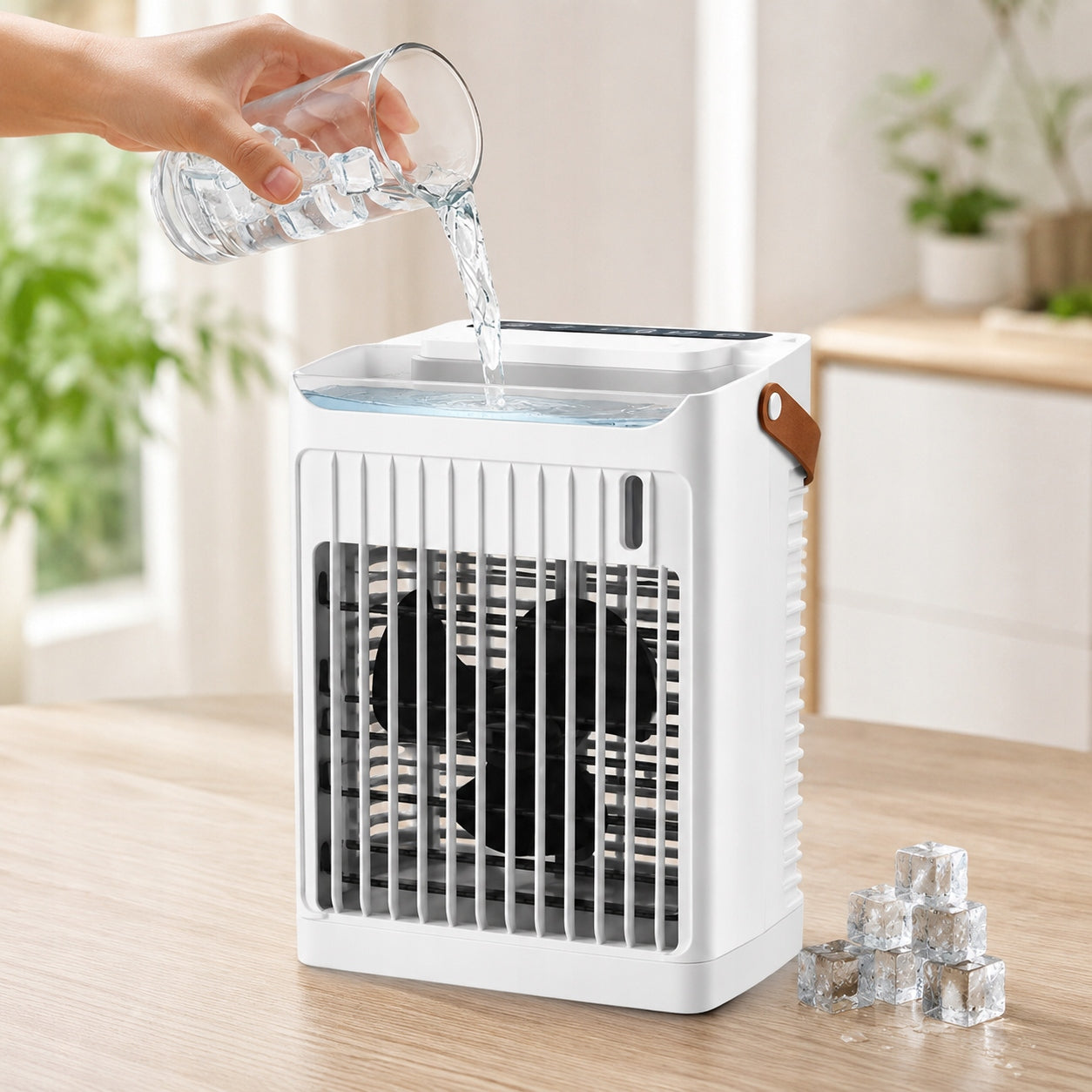Portable Air Conditioner Fan 680ml USB Humidifier 5Speeds Night Light Manufacturer code 4038727614084