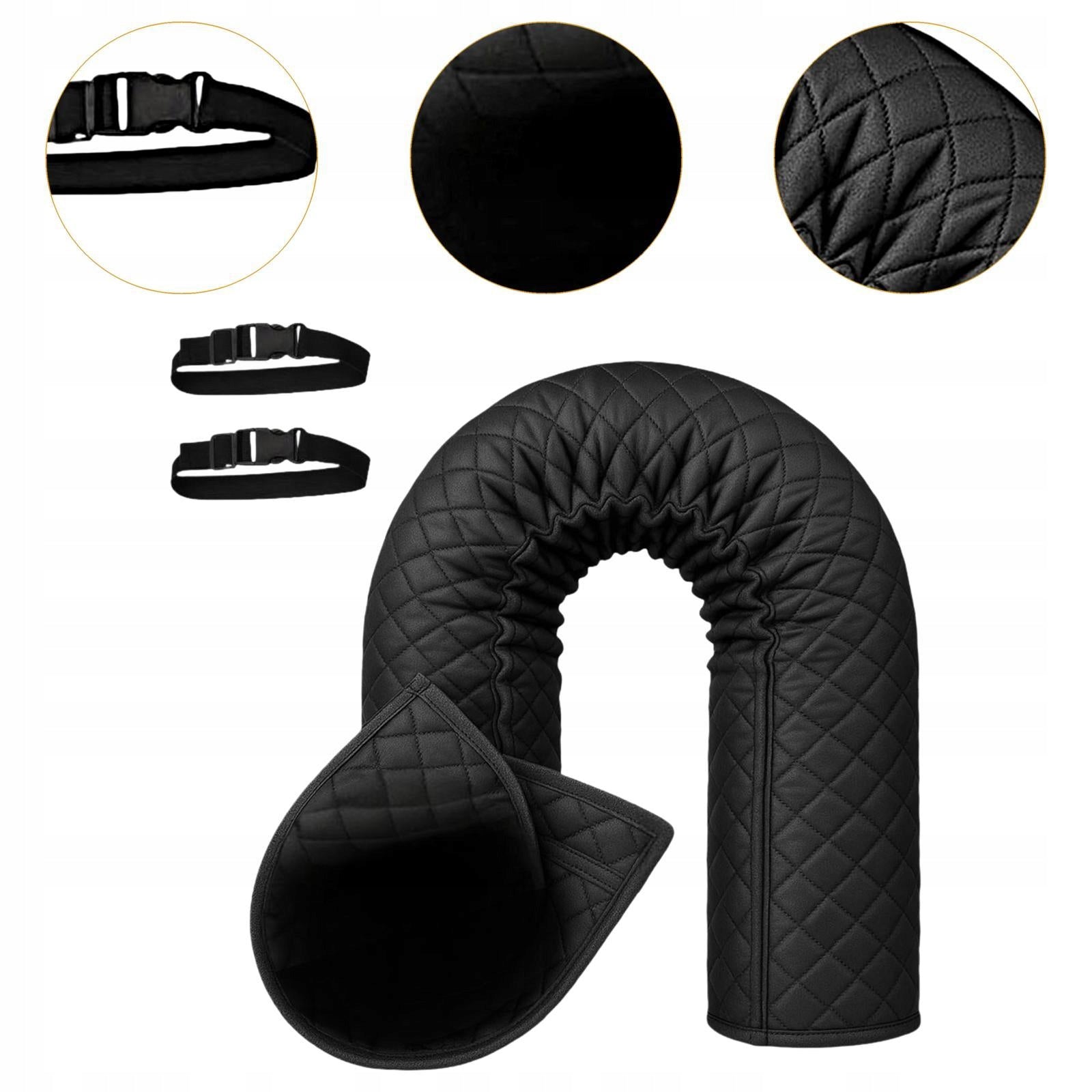 Portable Air Conditioner Hose Cover Sun Protection AC Hose Insulation Black Medical device class IIa