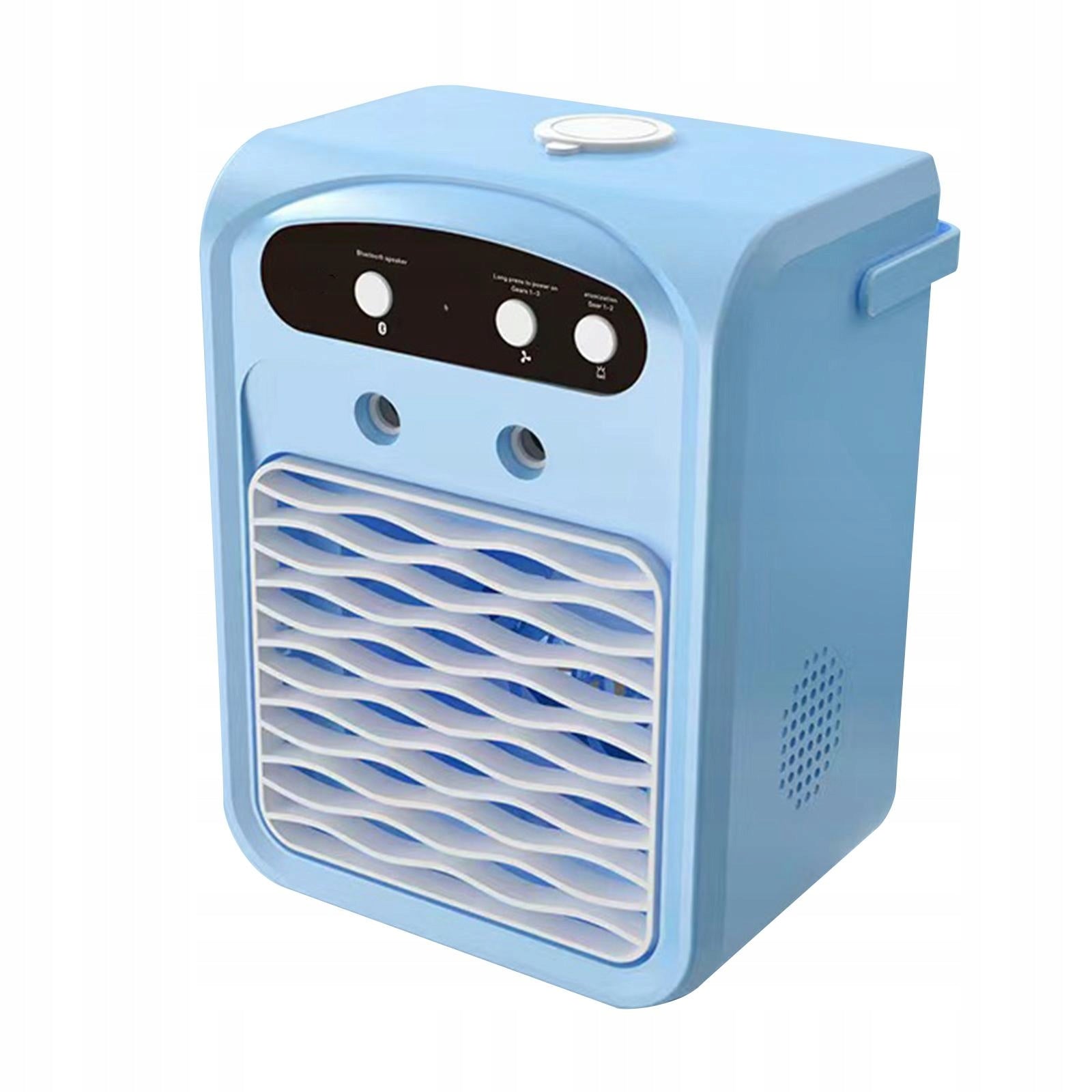 Portable Air Conditioner USB Rechargeable Professional Silent Air Blue