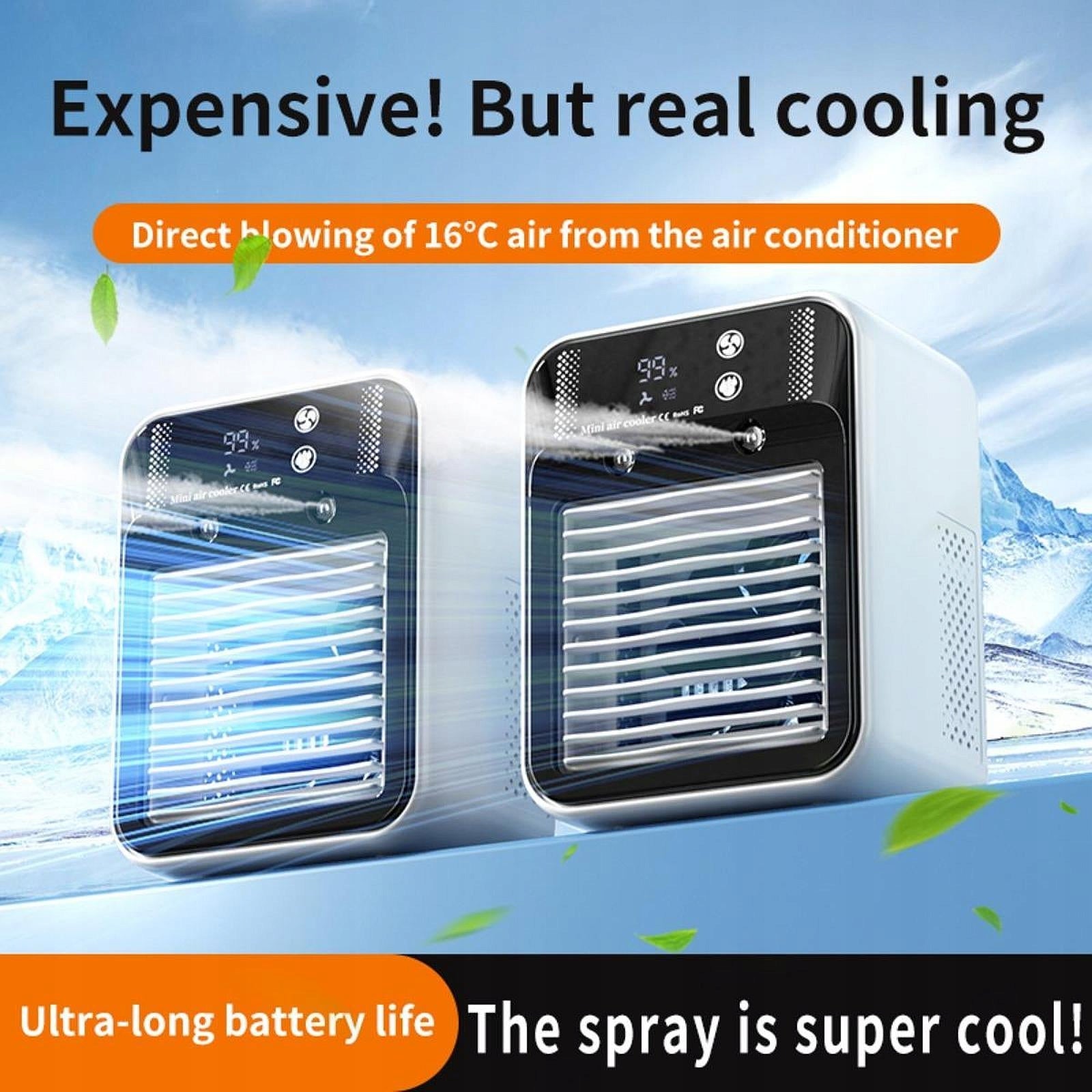 Portable Air Conditioner for Bedroom Cool Mist Adjustable Angle Air Cooler Medical device type accessories for a medical device or a product without an intended medical purpose
