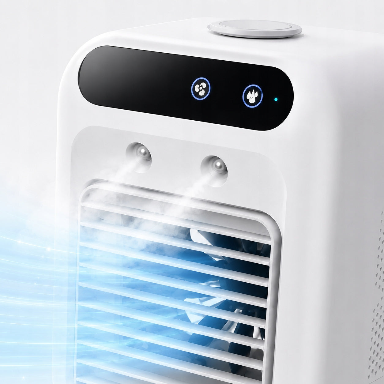 Portable Air Conditioners USB 500ml Rechargeable Desktop Cooling Fan Power 6 W