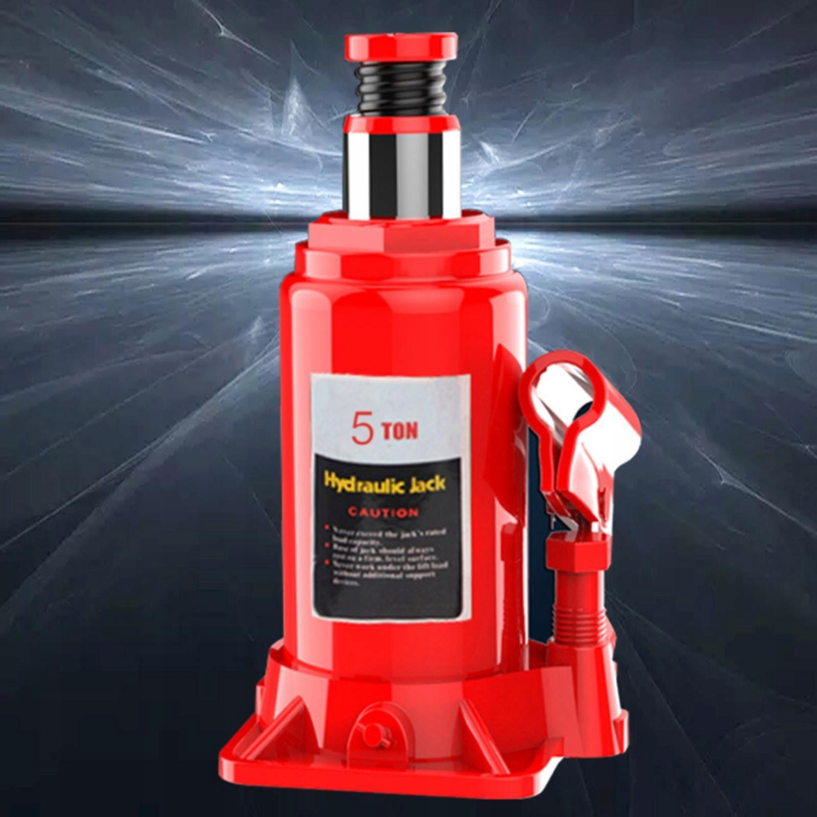 Portable Automotive Jack Small Jack Lifting RAM Bottle Jack Handcranked 5T Product weight with unit packaging 3.122 kg