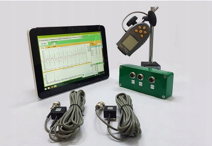 Portable Balancer & Vibration Analyzer Balanset-1A (Full Set)