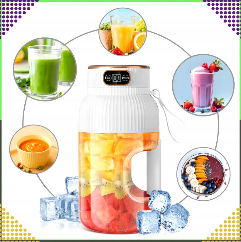 Portable Blender Fruit Beverage Mixer Smoothie 1L Wireless USB Manufacturer code RC-K-1803