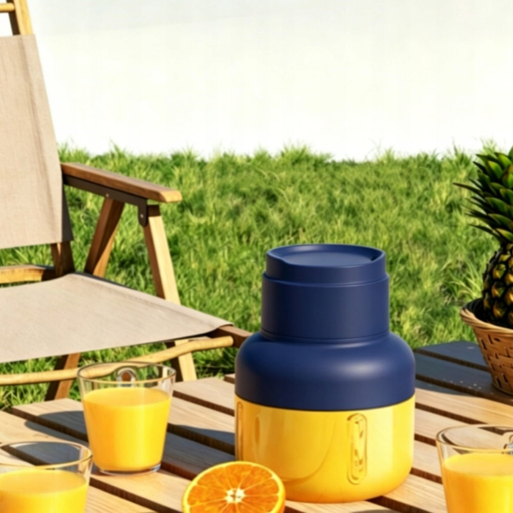 Portable Blender Large Capacity Powerful Ice Crushing PP 850ml Blue Model BDL007