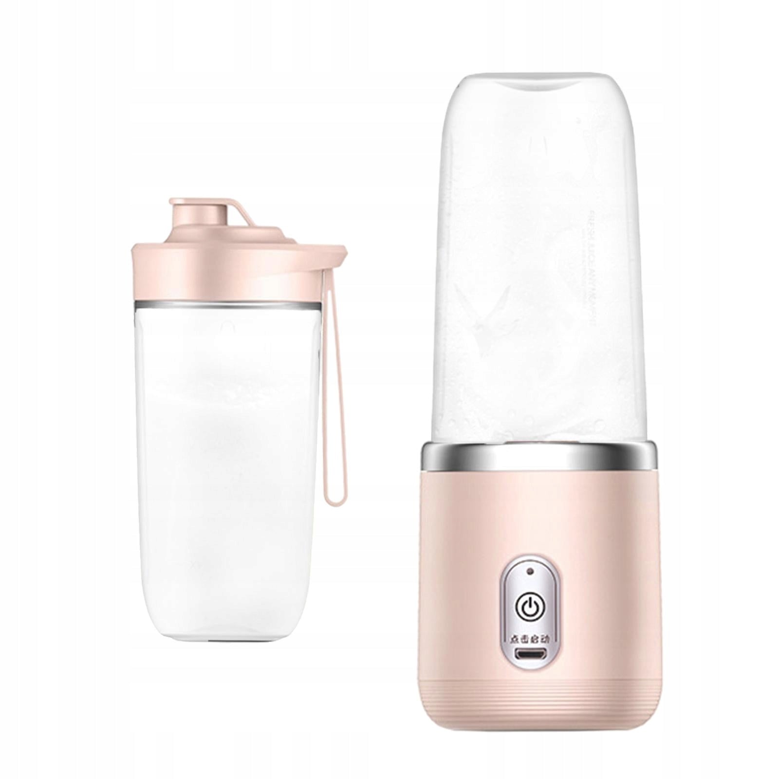 Portable Blender Multifunctional Personal with Water Bottle Juicer Pink Brand no brand