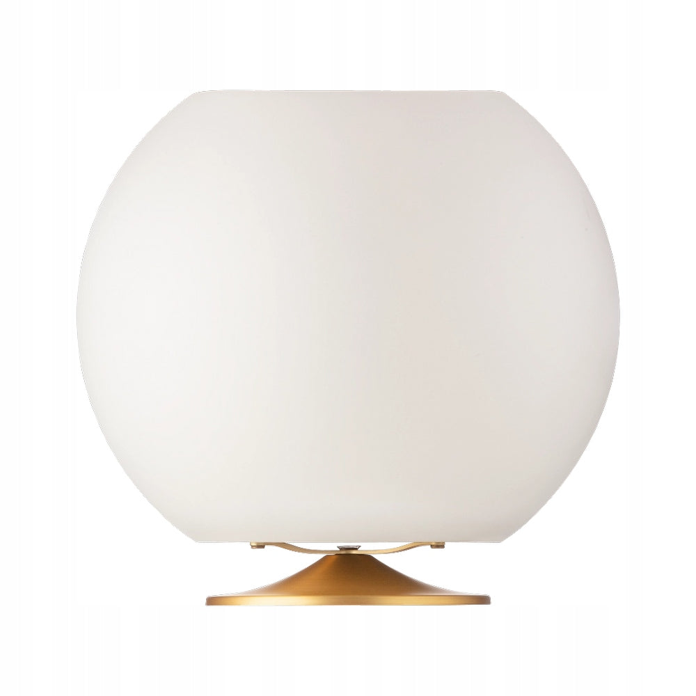 Portable Bluetooth Speaker 3in1 Lamp 10h, 15W, USB-C, Kooduu Sphere Brass