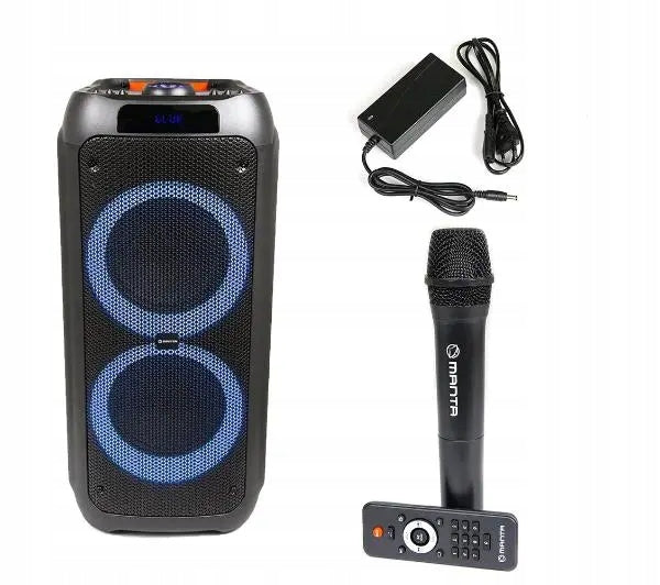 Portable Bluetooth Speaker Manta SPK5310PRO 120W FM TWS karaoke microphone Model SPK5310PRO