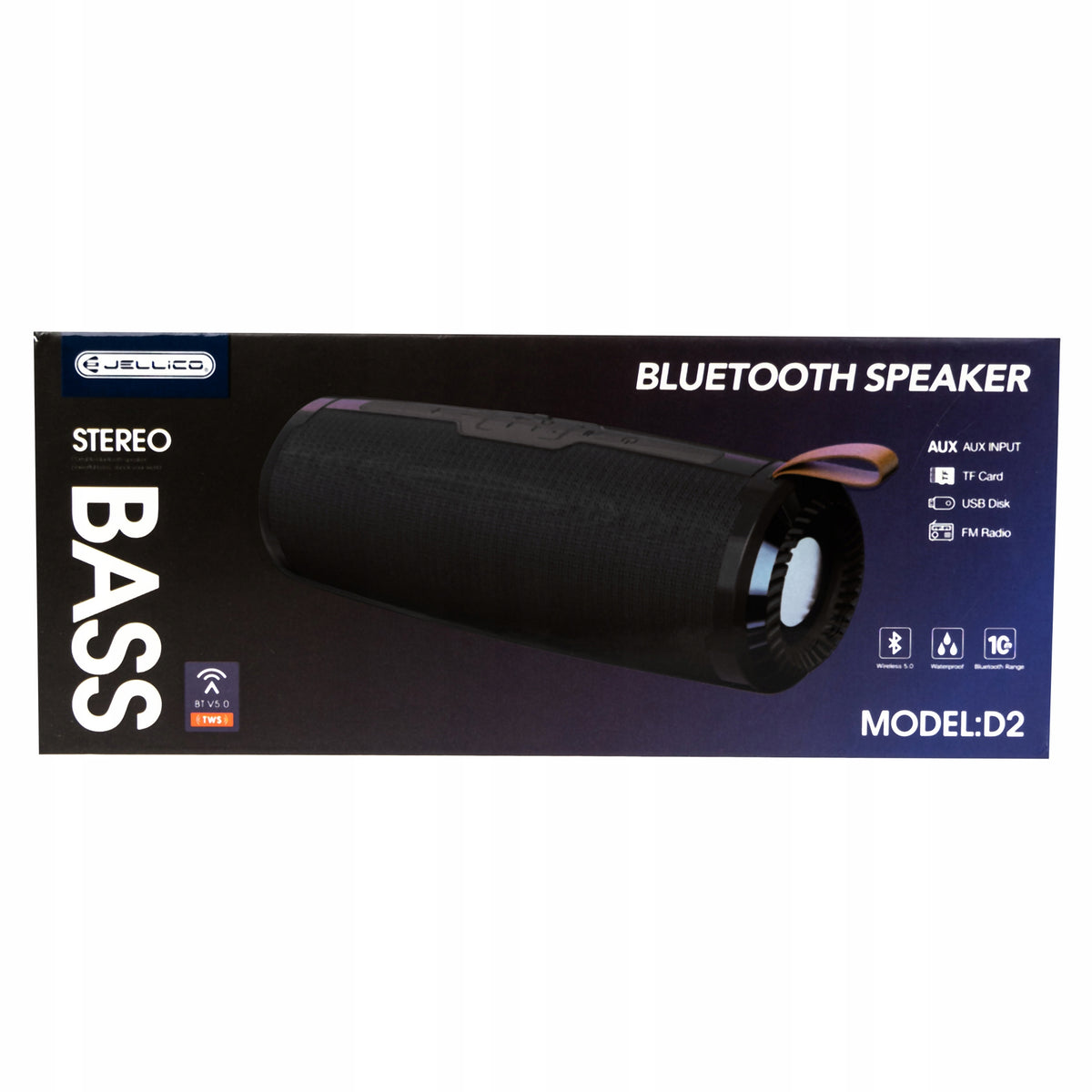 Portable Bluetooth speaker Jellico D2 black Color black