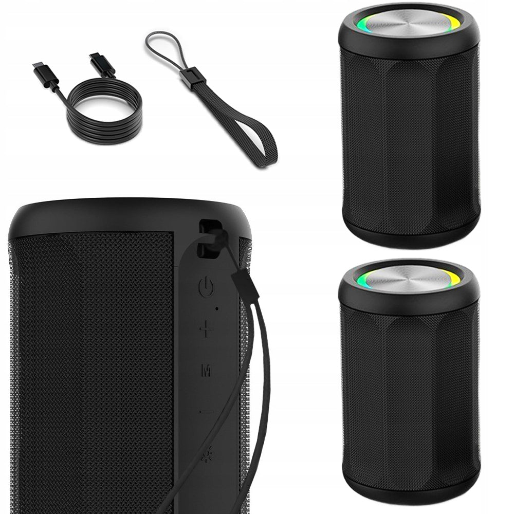 Portable Bluetooth speaker, audio player, RGB speaker, music box, obsł Brand no brand