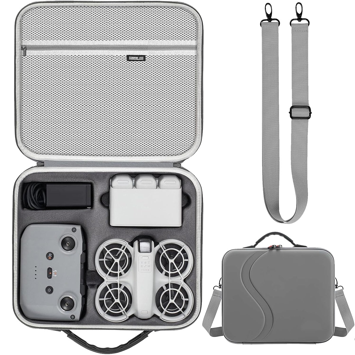 Portable Case Durable Hard Case for DJI NEO RC-N3 Fly Model 6974525227485