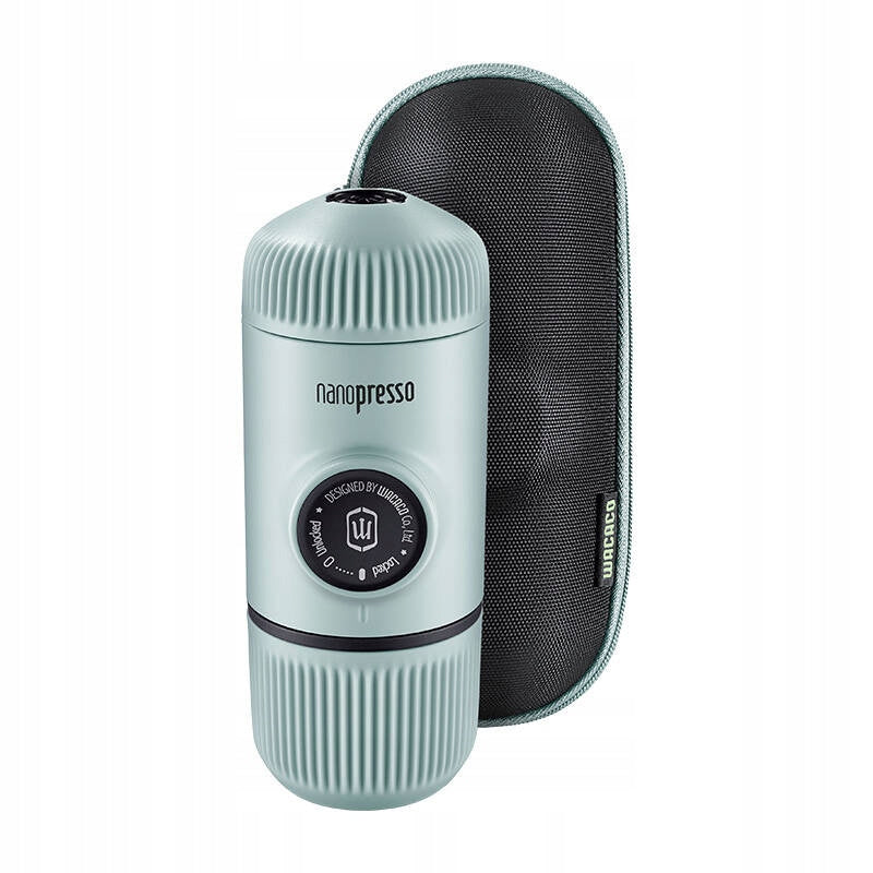 Portable Coffee Maker Wacaco Nanopresso Arctic Blue + Compact Case Brand Wacaco
