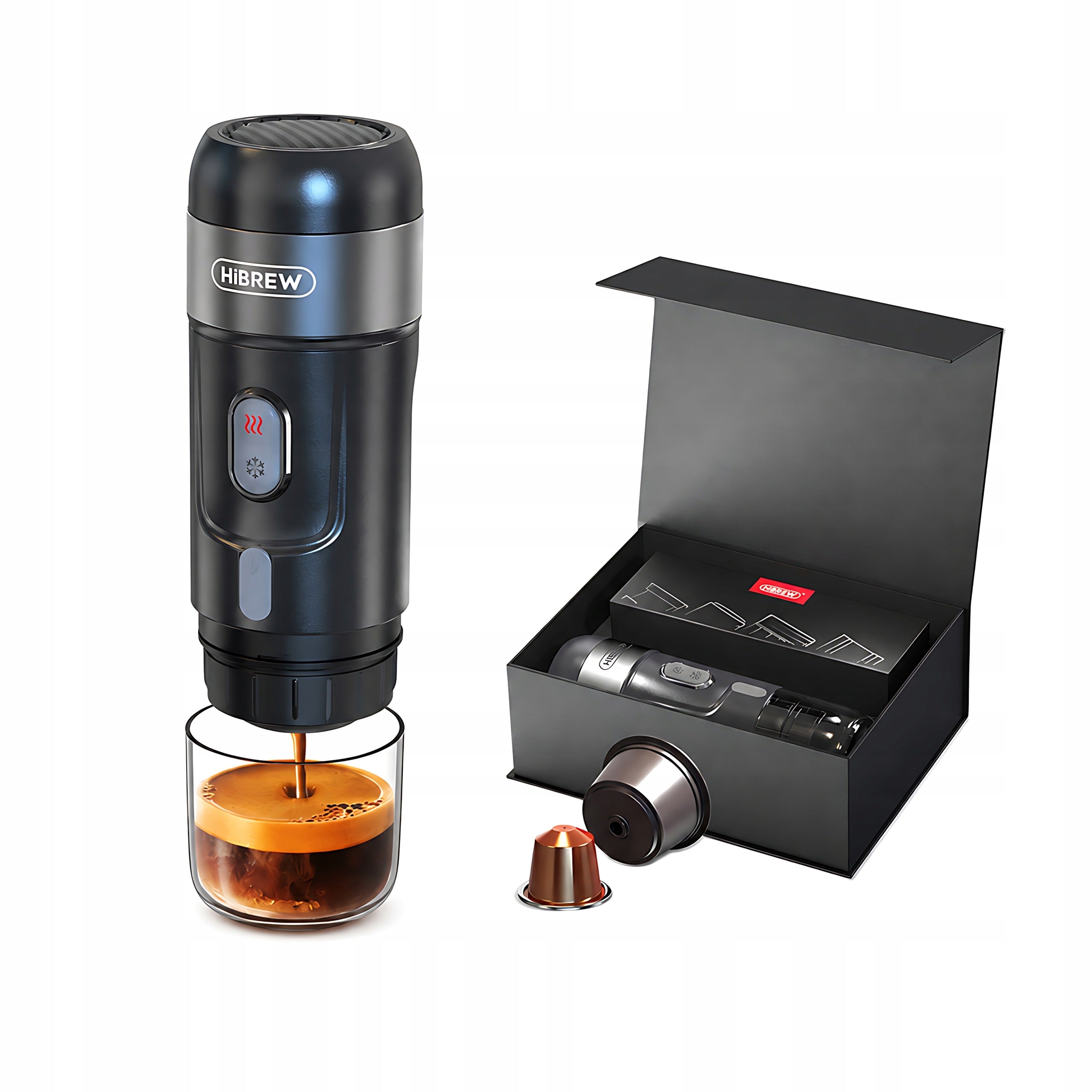 Portable Coffee Maker With Case Hibrew H4a Dolce Gusto Nespresso 15 Bar