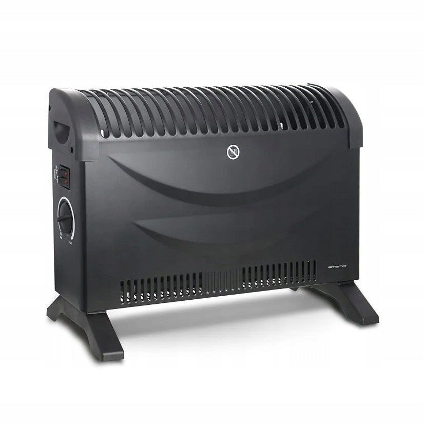 Portable Convector Heater 2000W Thermostat 3 Power Levels Turbo Mode