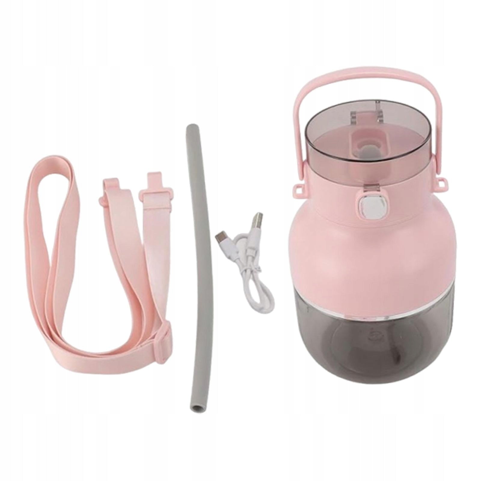 Portable Electric Blender Personal Juicer 500ml 70W for Fitness Pink Brand no brand