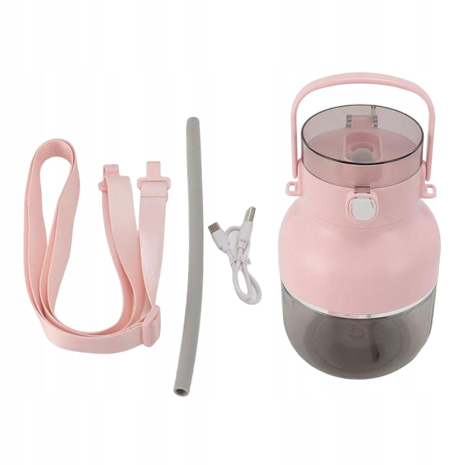 Portable Electric Blender Personal Juicer 500ml 70W for Fitness Pink