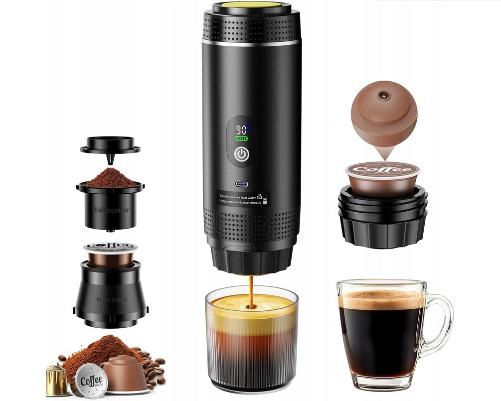 Portable Espresso Machine Fnitaer KF-JN-02 Pro+ Black Packaging status original