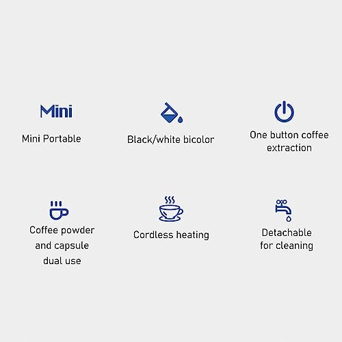 Portable Espresso Maker NS Capsule Ground Coffee For Home Office Camping Brand no brand