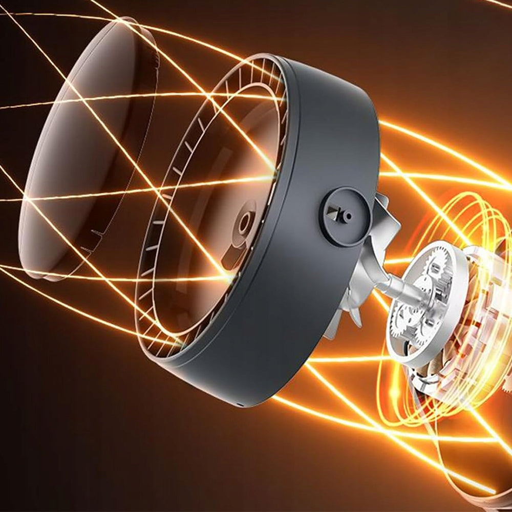 Portable Fan With Clip Wireless Quiet 6 Gears 3600mAh Product weight with unit packaging 0.734 kg