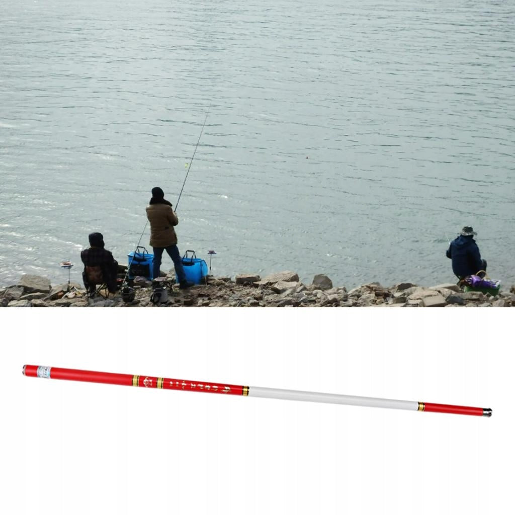Portable Fishing Rod Fishing Pole Carbon Fiber Portable Hand Pole 4.5m Model Fishing Hand pole Travel Power Hand Rod saltwater